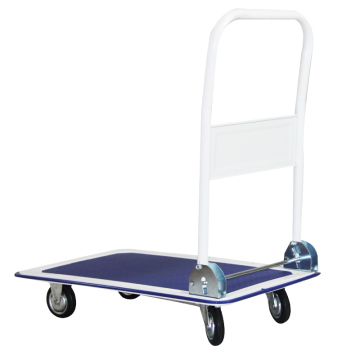 300KG Capacity Folding Hotel Trolley with Mute Wheels and Iron Platform