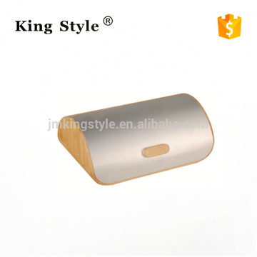 Bamboo Bread Bin / Bread Box / Bread Case With Stainless Steel Cover(KS-BB008)