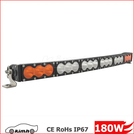 4x4 accessories offroad dumper truck amber-white 12v led light bar