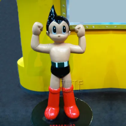 Japanese cartoon anime action figure fiberglass astro boy statue