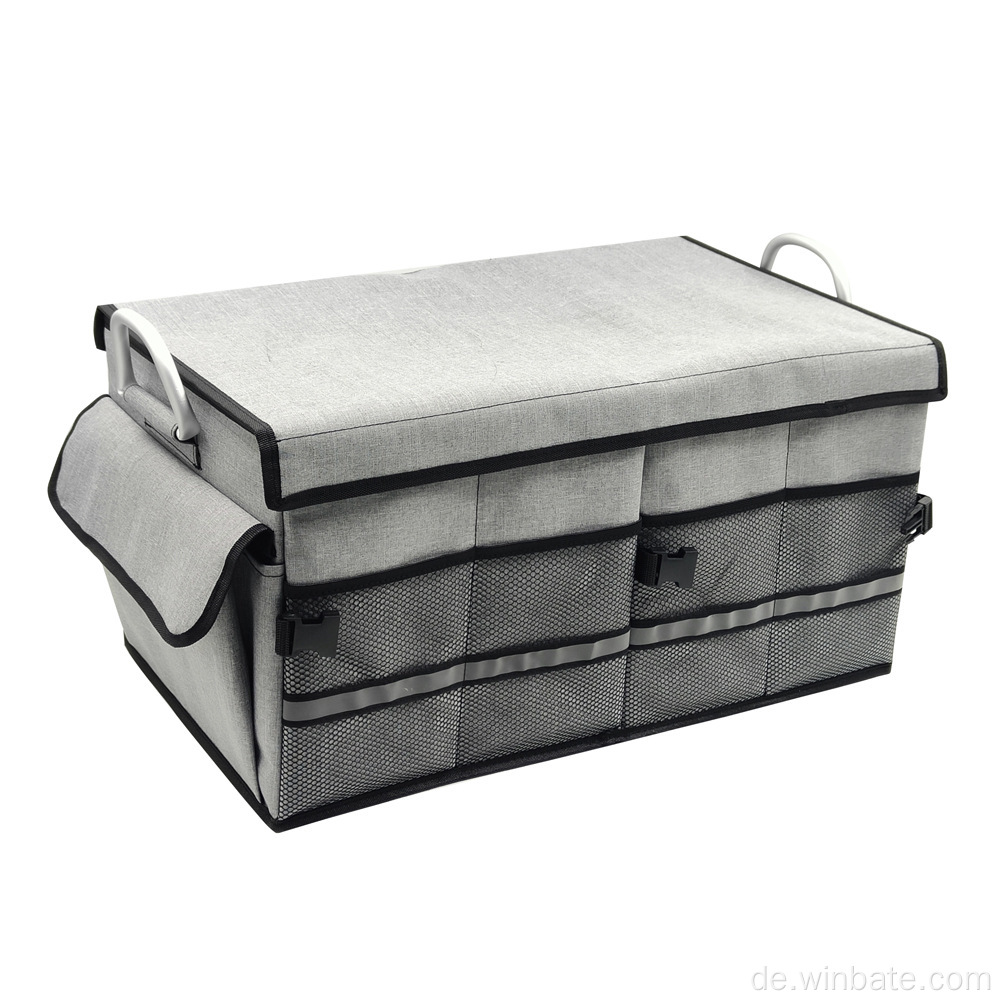 Zusammenklappbarer Klappwagen -Trunk -Organizer und Lagerung