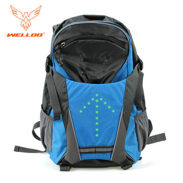 18L Hiking Backpack Bag with Wireless Signal Light for Bicycle/Camping Emergency light