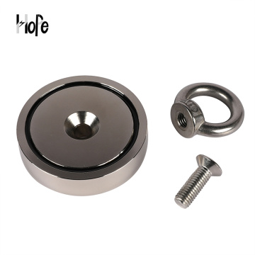 Alnico magnet price with countersunk hole and eyebolt