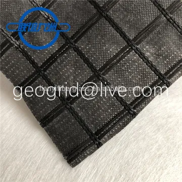 Polyester geocomposite for paving