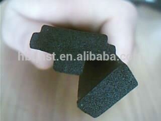 waterproof, non-flammable extrusion EPDM sponge foam strips/flat sponge epdm rubber
