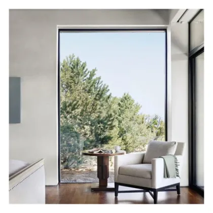 Ikealuminum 2023 NFRC Floor-to-Ceiling Large Glass Windows for Home