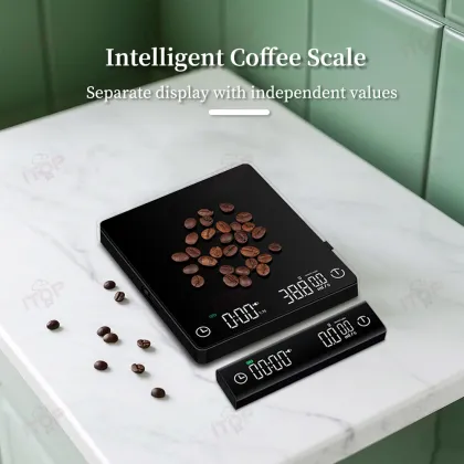 Electric Espresso Coffee Scale for Pour Over Brewing and Espresso Split Coffee Scales