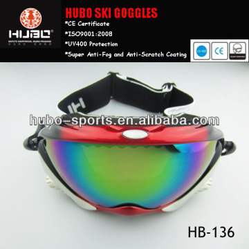 outdoor used big brands anti-fog snowboard goggles