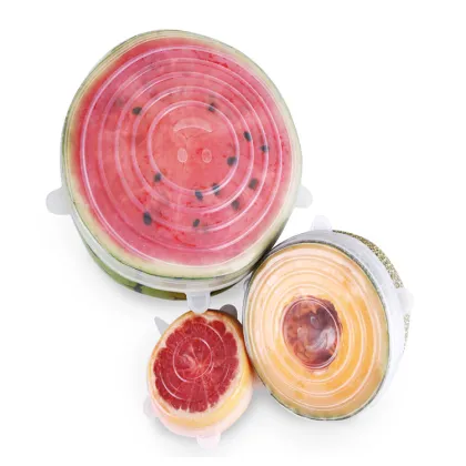 Flexible Silicone Lids for Fresh Food Preservation