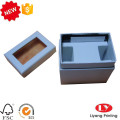 White Cardboard Gift Packaging Box With Insert