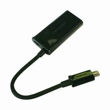 MHL Cable with 11 Pins for Samsung Galaxy S3, TV Out Cable