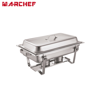 Set Prasmanan Piring Gold Stainless Steel - Servis Katering Mewah