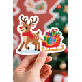 Pegatinas de regalo de Navidad personalizadas