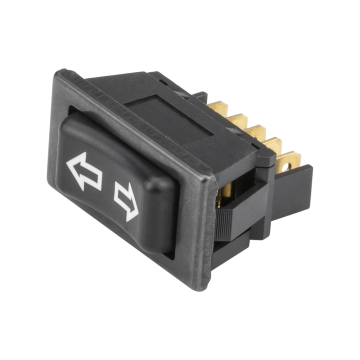 Car Auto Electric Power Window Switch ASW-01 DPDT 5PIN With Arrows Laser Engraving