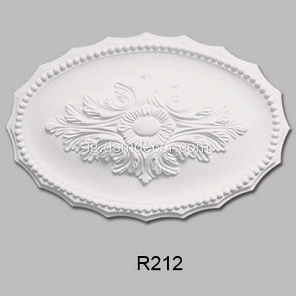 PU Oval Ceiling Medallion