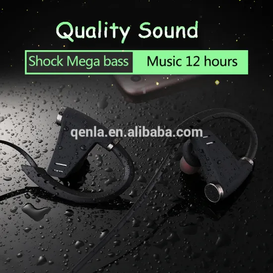 Bluetooth 4.0 wireless sport headphones sweatproof best neckband Bluetooth headphones bluetooth headset waterproof