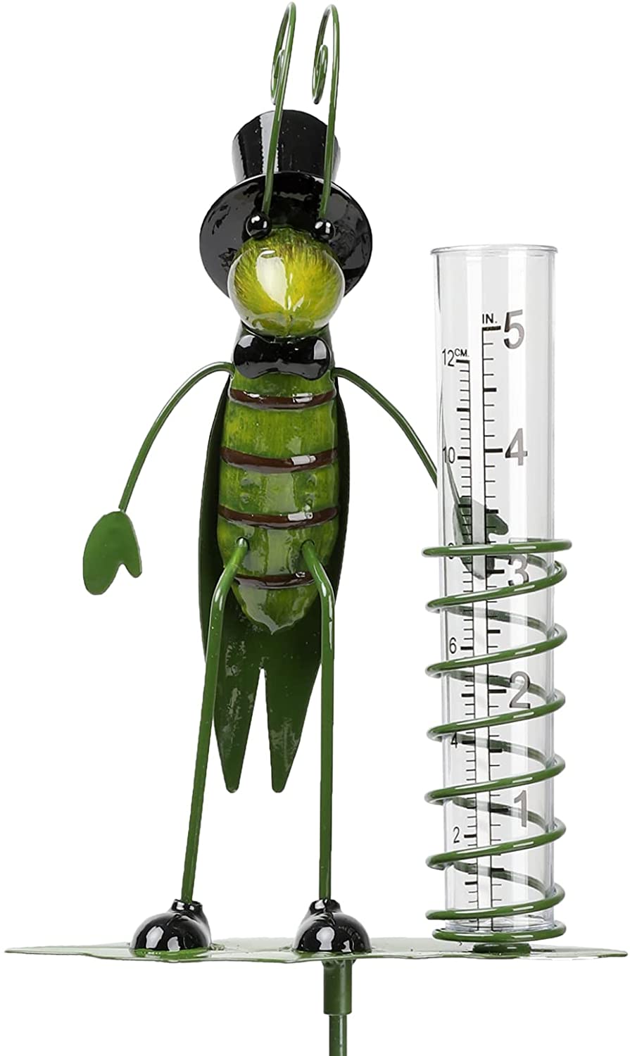 Rain Gauge Stake for Yard Garden Stakes Decor