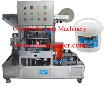 Yogurt Bucket Sealing Machine