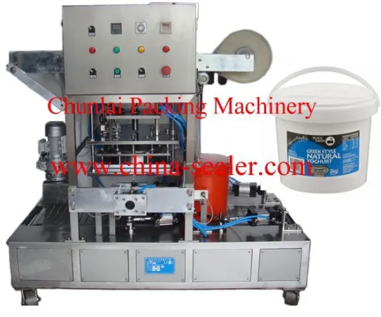 Yogurt Bucket Sealing Machine