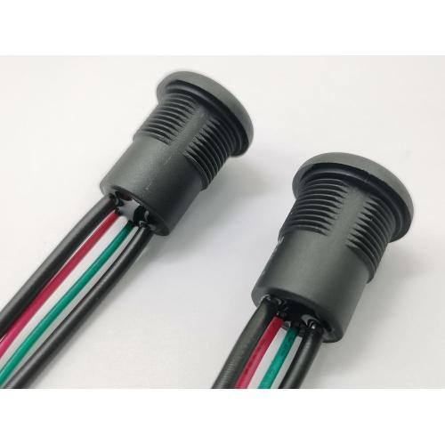 16mm IP67 saklar pushbutton menyala