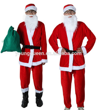 CM13 seven sets of Christmas performance costume boots hat clothes