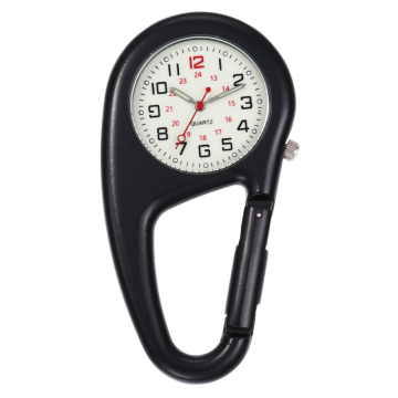 Clip-on Quartz Watch - Luminous Backpack Fob Watch for Men and Women