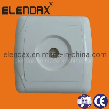 Toma de antena de TV de pared estilo europeo F3008