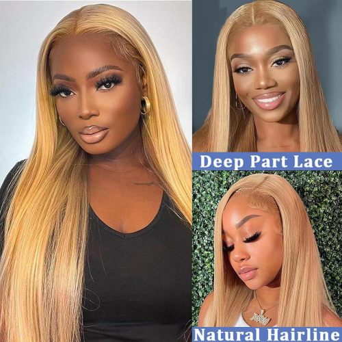 Honey Blonde Wig 13x6 Lace