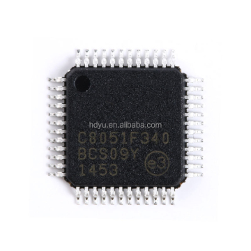 C8051F340-GQR: 8-bit MCU, 64KB Flash, 48-TQFP, 100% Asli &amp; Baru