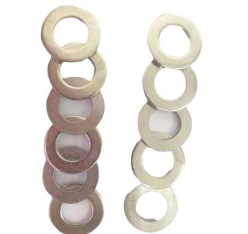 China Factory Direct Hot Sale DIN125 Zinc Plated Flat Washers at Cost Price