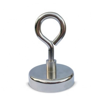 Magnetic fishing pot holding Magnet hook with eyebolt