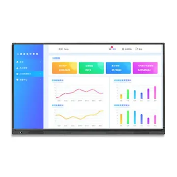 Wall Mounted Nano Blackboard 86 Inch Smart Interactive Whiteboard