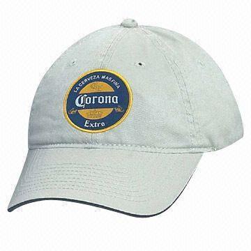 100% Washed Cotton-Twill Cap with Six Panels