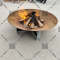 Assembled Corten Steel Fire Pits