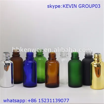 bottle pipet seal 30ml gold color bottle with 18mm mouth childproof cap