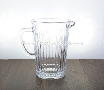 1240ml large glass water jug with handle