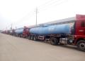 3 gandar 20cbm tangki sulfat semi trailer