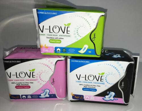 Shenzhen Delisan VLOVE anion sanitary napkin