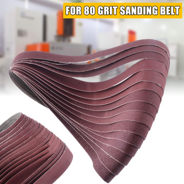 15PCS 760*25mm Abrasive Sanding Belts Sander Grinding Polishing Abrasive Tools Grinder Accessories 80/100/150/240/320 Grit