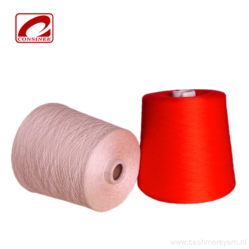 Consinee cashmere yarn cones for knitting machines