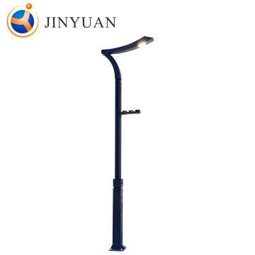 150W Multi-Function Outdoor Smart System: Combining CCTV Camera, LED Display, Audio, Charging Pile, and Smart LED Garden Light Pole
