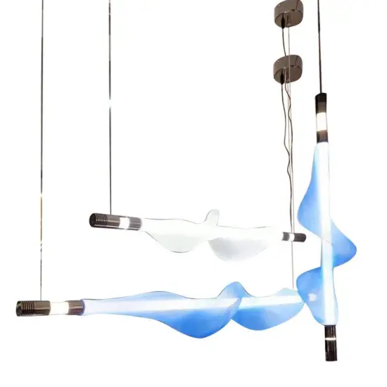 INSHINE Blue Drop Twining Pendant Light