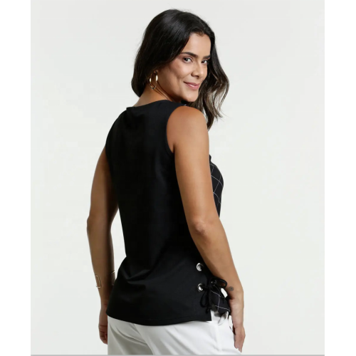 Bequeme ärmellose Damen Damen Tops mit V-Ausschnitt
