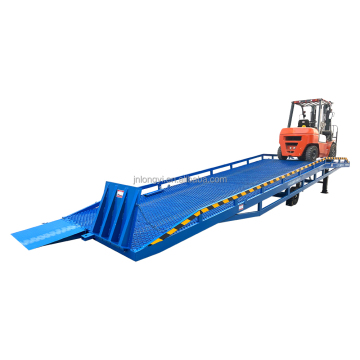 8 Tonnen und 10 Tonnen mobile Container -Rampen - Fabrikpreishydraulic Lading Dock Leveler für LKWs