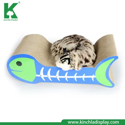 Fish Shape Cardboard Cat Scratching Board