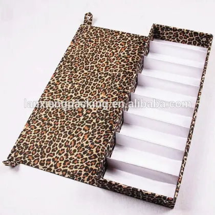 Folding Red Waterproof Glasses Case Display Cases,Glasses Paper Display Box