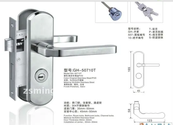 stainless steel lockset,france high quality locks