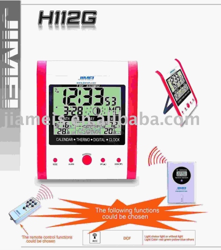 RF Multifunction Weather Station Clock-H112G