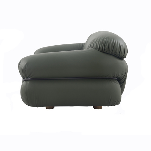 Modern Tacchini Sesann armchair หนัง