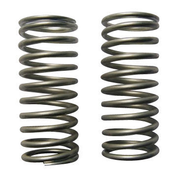 Spiral Springs, Made of Carbon Steel, Silver, Nylon